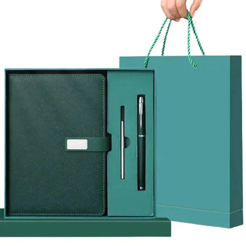 2025 New Arrivals Custom A5 Notebook Gift Set Elastic Strap Pen Holder PU Leather Printed Logo Diary Notepad Trending Products — Custom Engraved Pen | Branded Stationery - Image 3