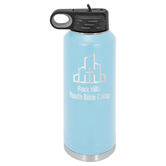 Light Blue Polar Camel 40 oz. Water Bottle