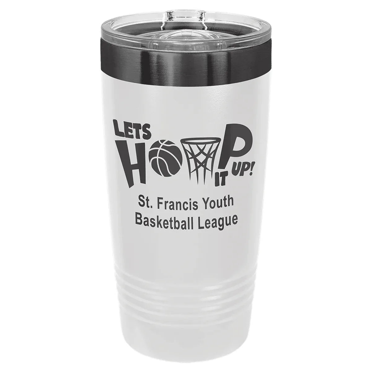 White/Ghost Black Polar Camel 20 oz. Ringneck Tumbler
