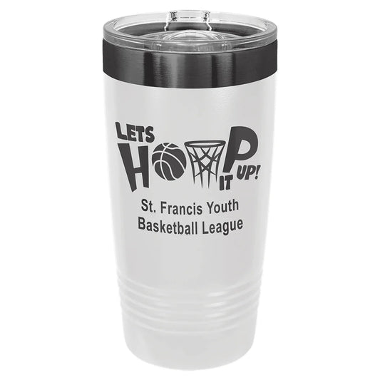 White/Ghost Black Polar Camel 20 oz. Ringneck Tumbler