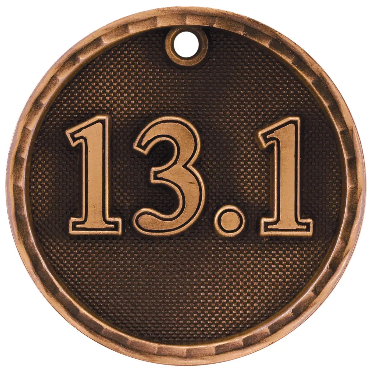Antique Bronze 2" 3D Half Marathon Medal