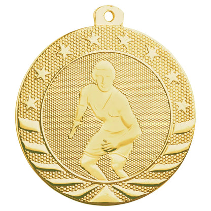 Starbrite 2" Medal — Custom Engraved & UV Printed | Gold, Silver & Bronze