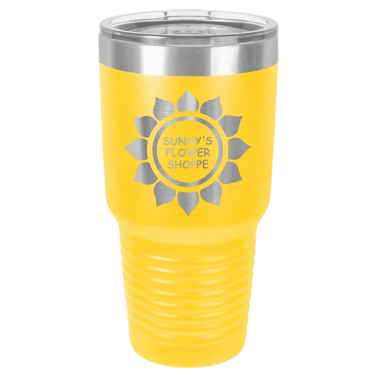 Yellow Polar Camel 30 oz. Ringneck Tumbler with Logo Lid