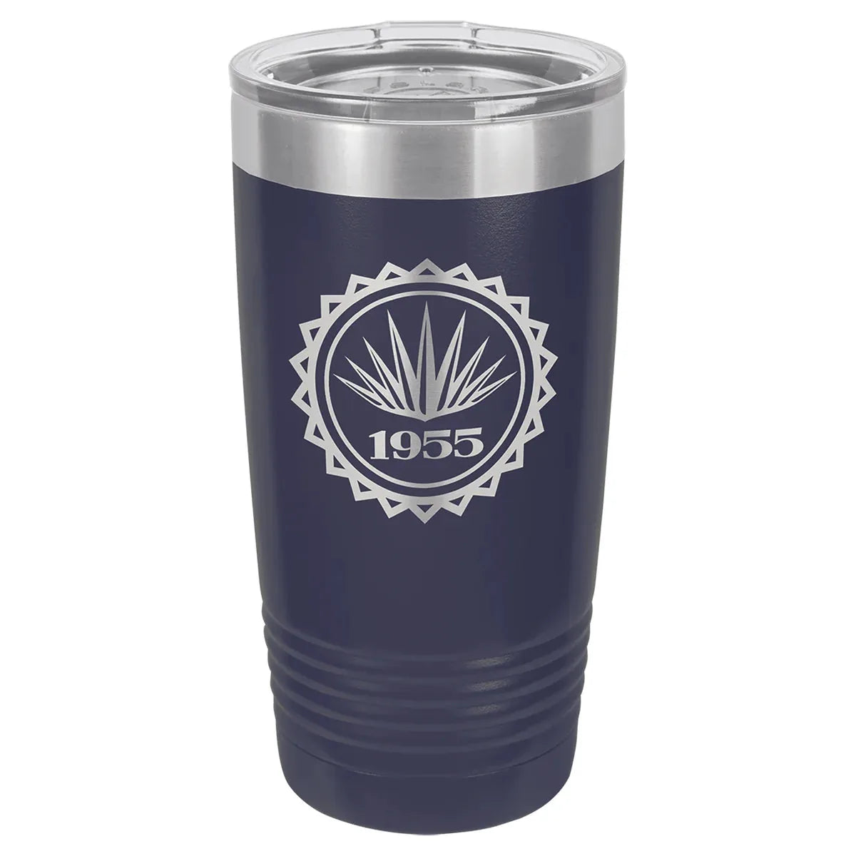 Navy Blue Polar Camel 20 oz. Ringneck Tumbler with Logo Lid