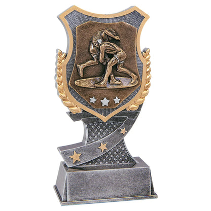 6" Wrestling Shield Award
