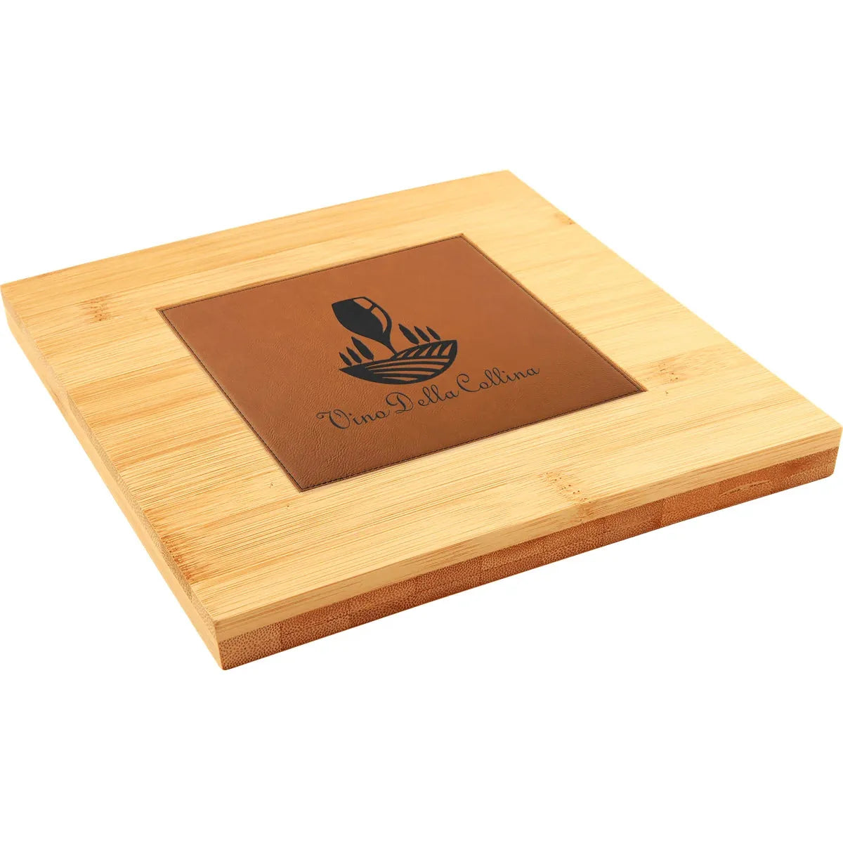 7 1/4" x 7 1/4" Bamboo Trivet with Recessed Area for 4 1/4" Tiles