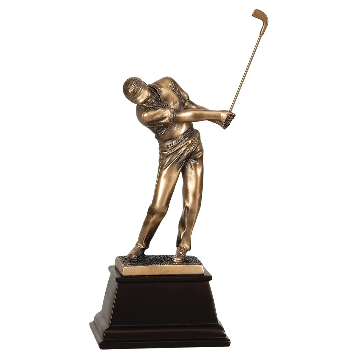 15" Bronze Male Golf Resin Award