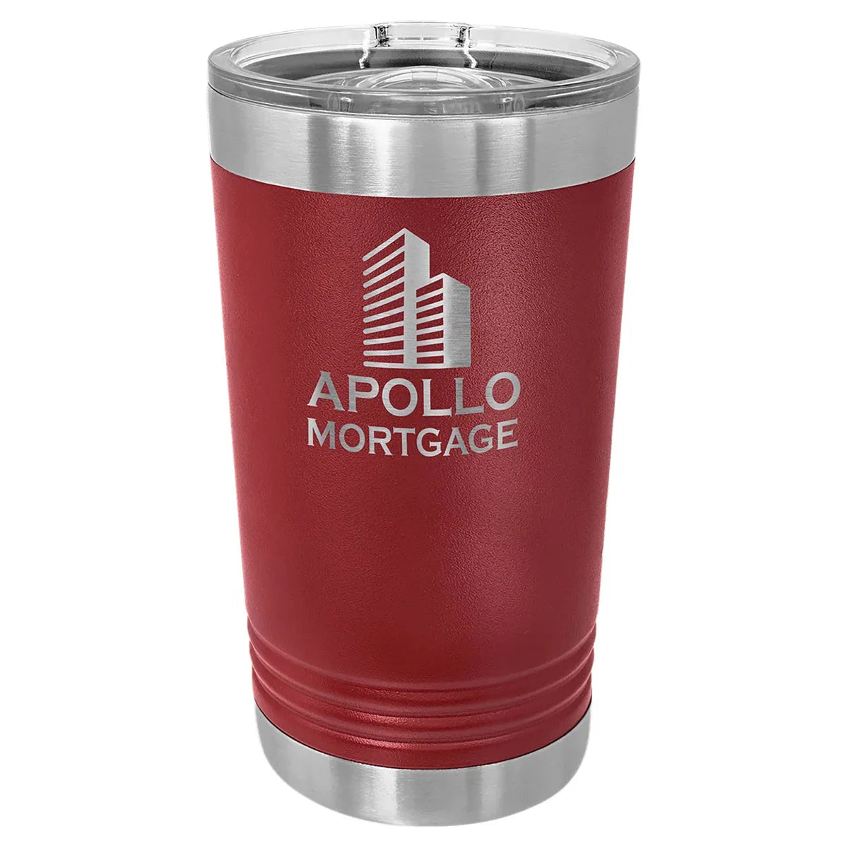 Maroon Polar Camel 16 oz. Pint with Slider Lid
