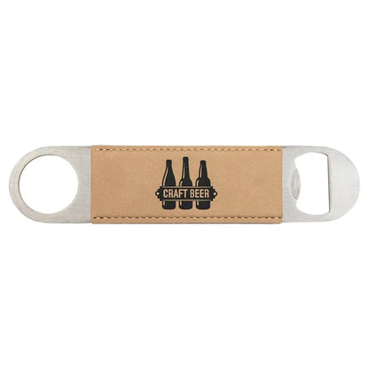 Custom Laserable Leatherette Bottle Opener (1 1/2" x 7") — Branded | Personalized