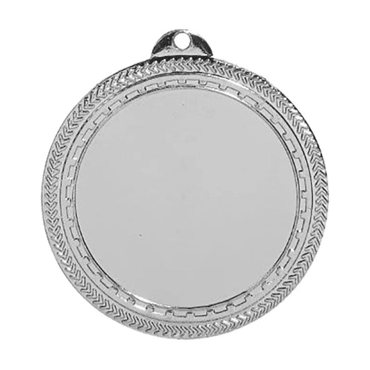 Bright Silver 2 3/4" 2" Insert Holder Laserable BriteLazer Medal