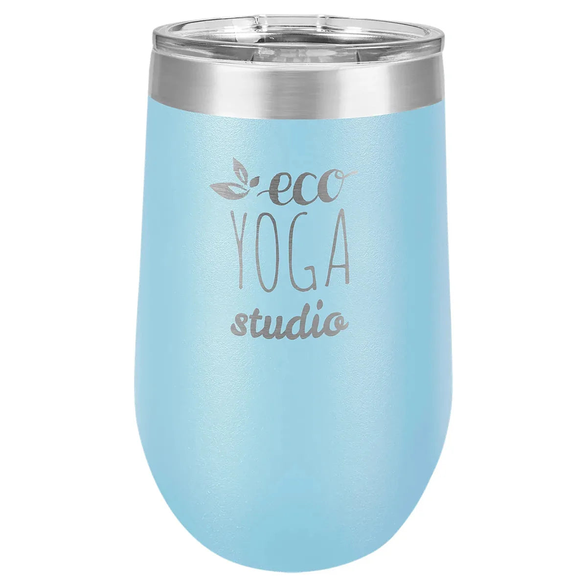 Light Blue Polar Camel 16 oz. Vacuum Insulated Stemless Tumbler with Lid