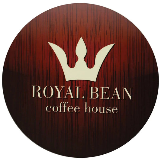 Custom Gloss White Unisub MDF Round Coaster with Cork Back (3.75") — Engraved Coaster | Branded
