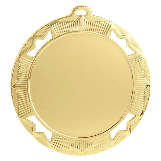 Bright Gold 2 3/4" Crown 2" Insert Holder Medal