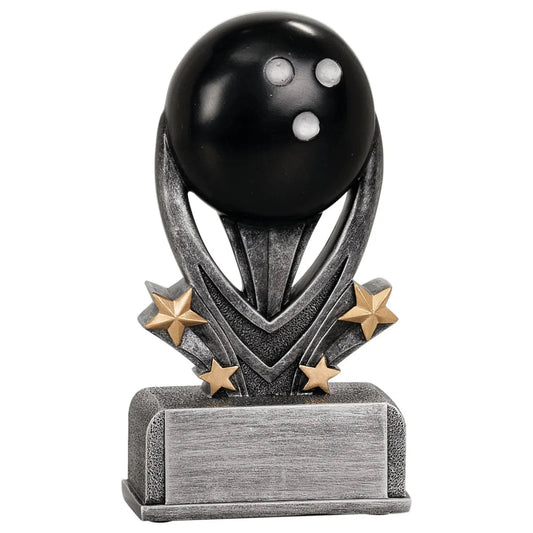 Custom Bowling Varsity Sport Resin (7") — Engraved Plate | Award-Ready