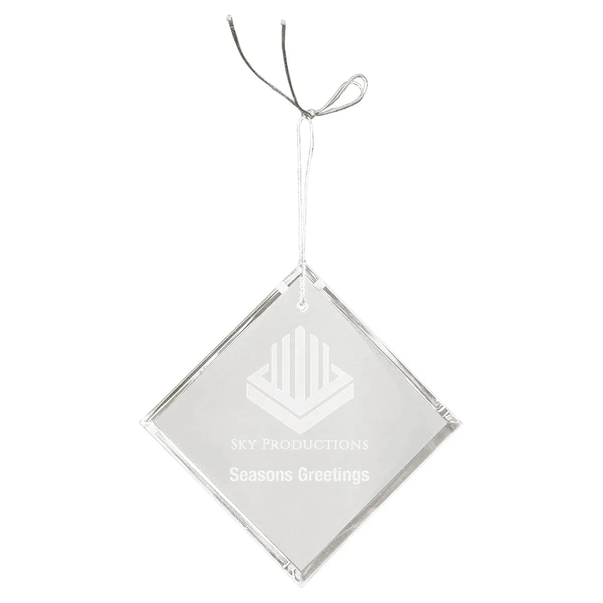 3" Crystal Diamond Ornament