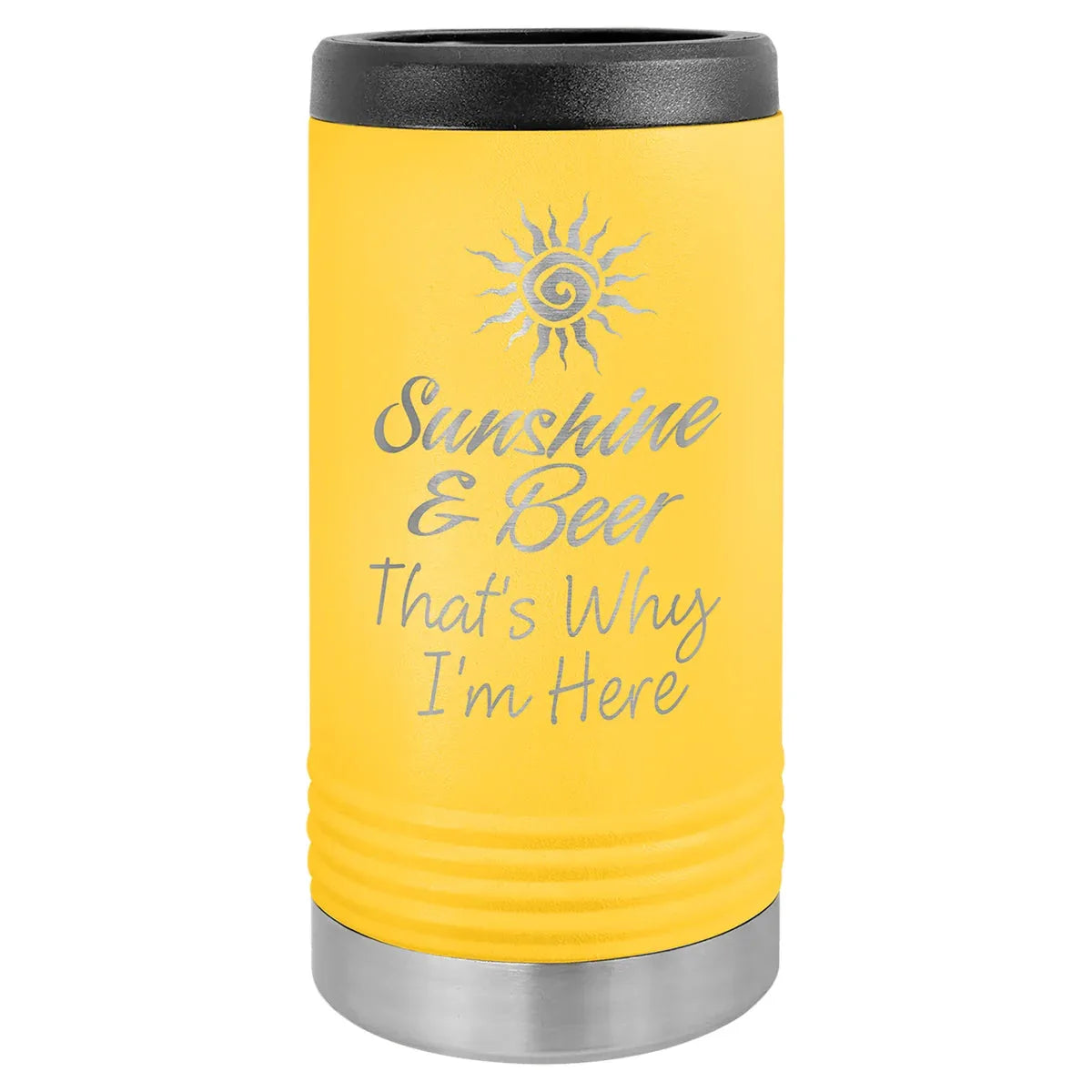 Yellow Polar Camel Slim Beverage Holder