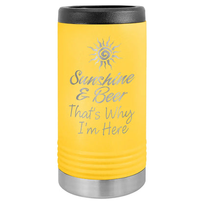 Yellow Polar Camel Slim Beverage Holder
