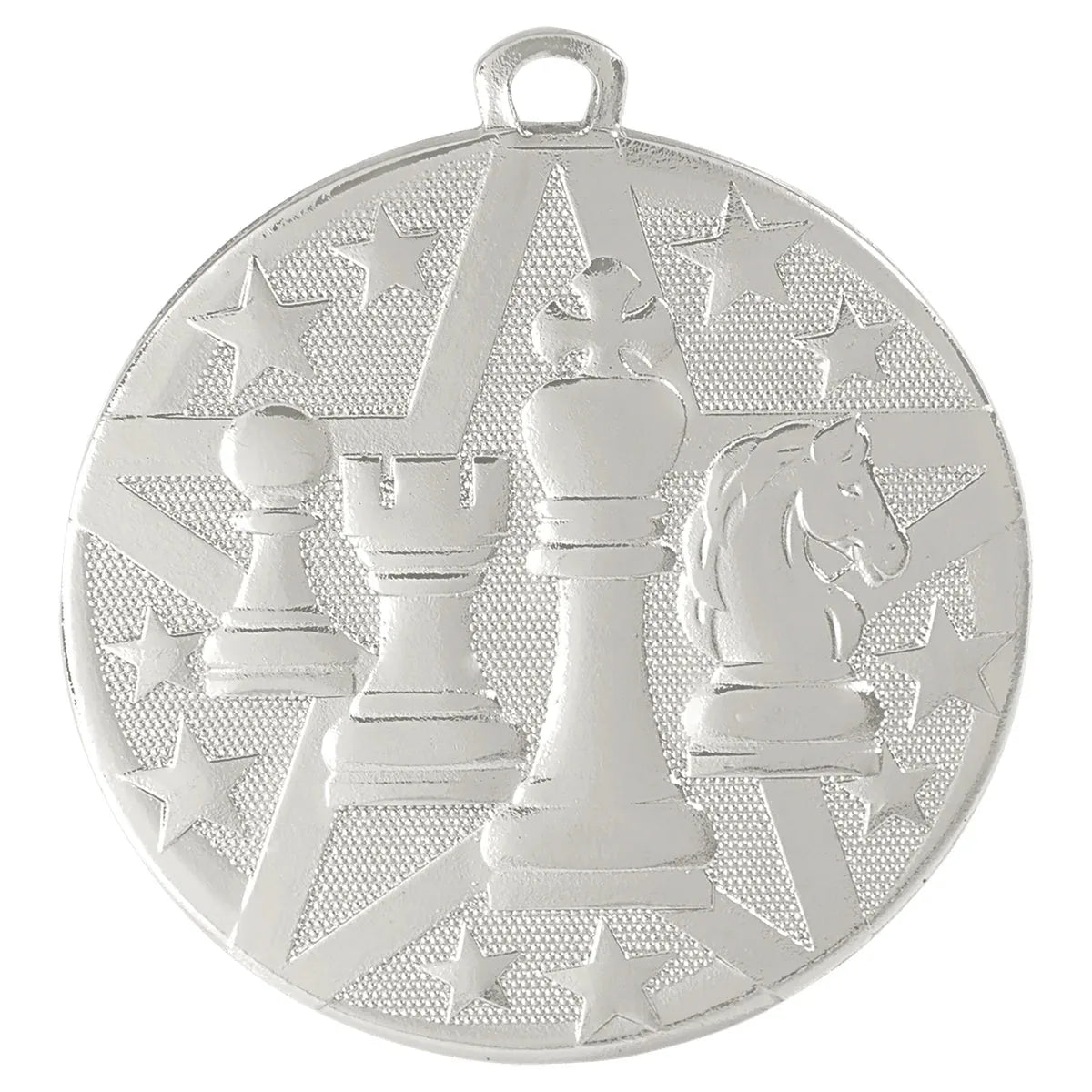 Silver 2" Superstar Chess Medal