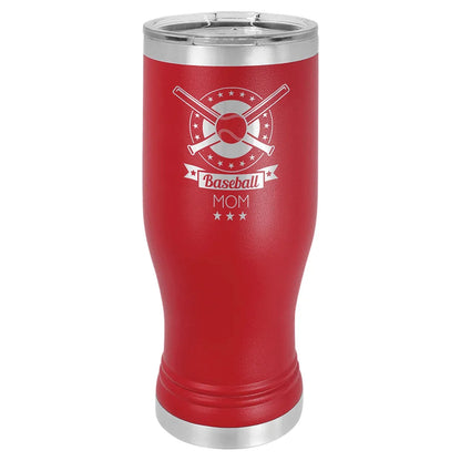 Red Polar Camel 20 oz Pilsner with Clear Lid