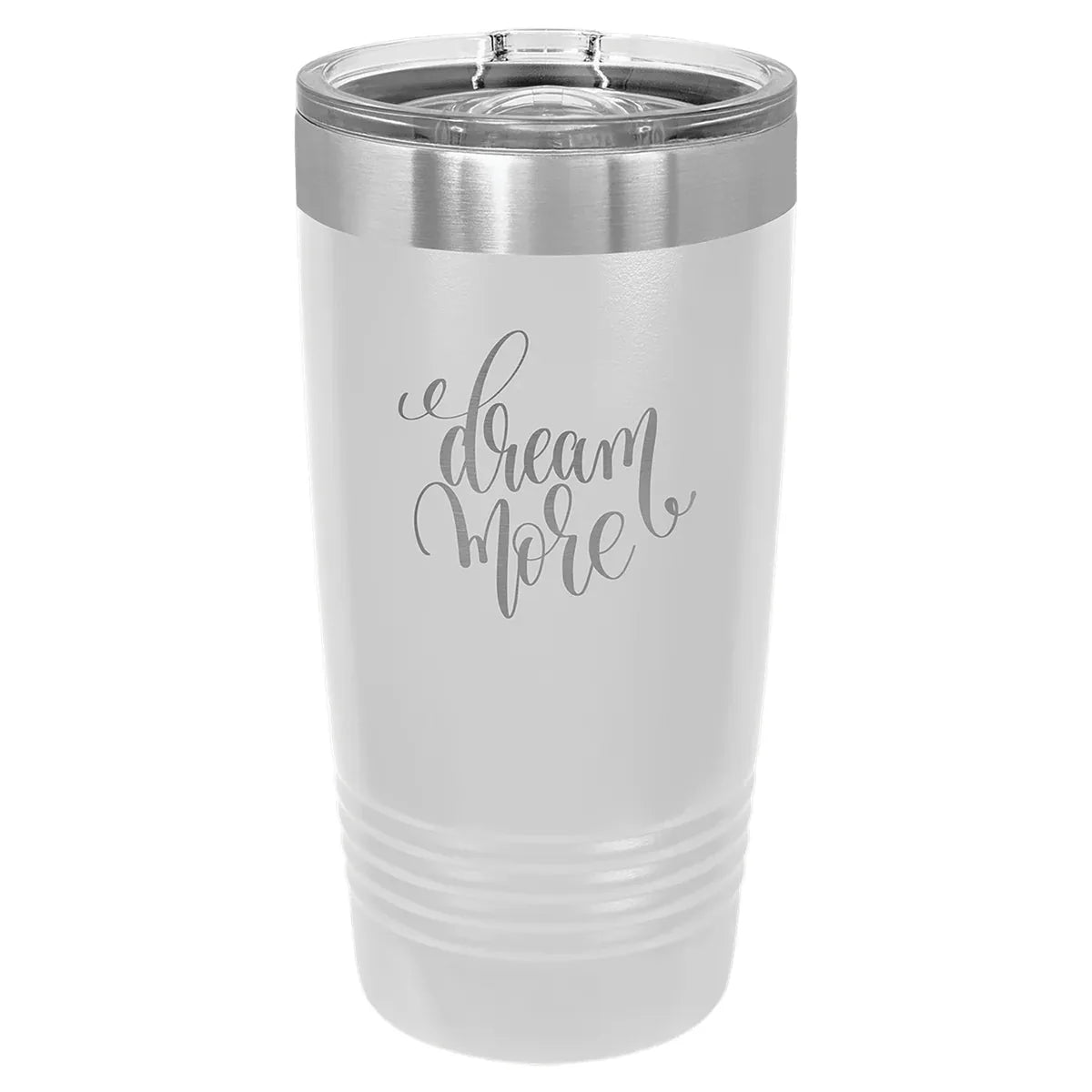 White Polar Camel 20 oz. Ringneck Tumbler with Slider Lid