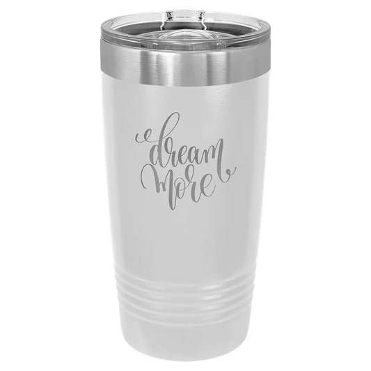 White Polar Camel 20 oz. Ringneck Tumbler with Slider Lid