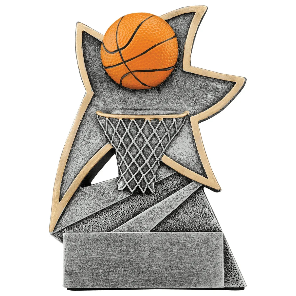 5 1/2" Basketball Jazz Star Resin