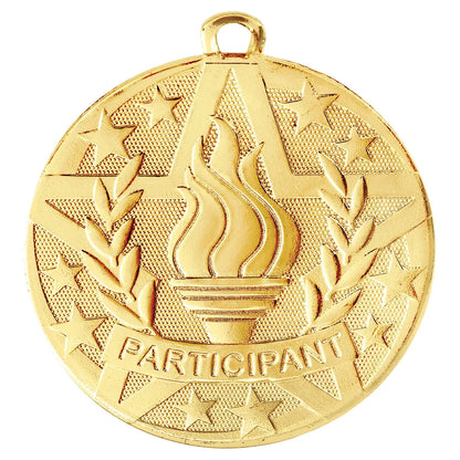 Gold 2" Superstar Participant Medal