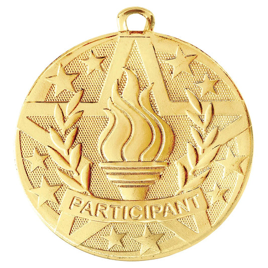Gold 2" Superstar Participant Medal