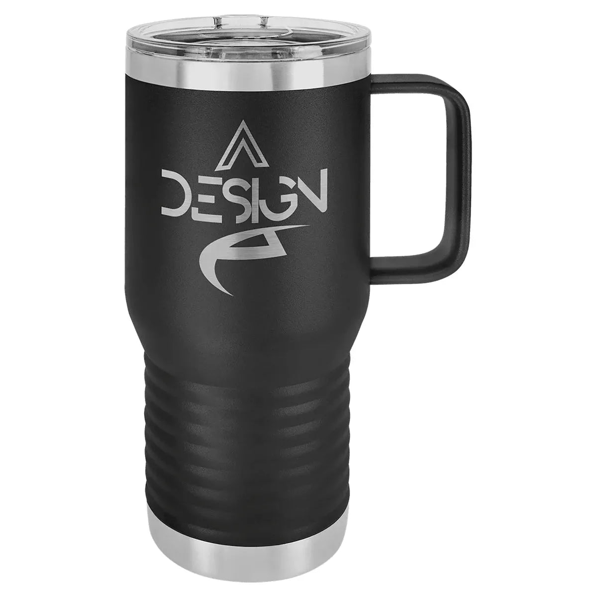 Black Polar Camel 20 oz. Vacuum Insulated Travel Mug with Slider Lid
