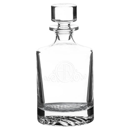 850ml Round Glass Decanter with Printed Gift Box