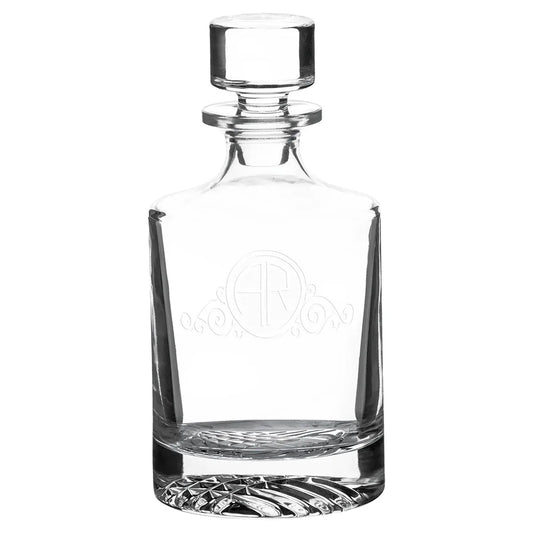 850ml Round Glass Decanter with Printed Gift Box