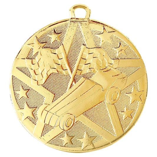 Star 2" Medal — Custom Engraved & UV Printed | Gold, Silver & Bronze