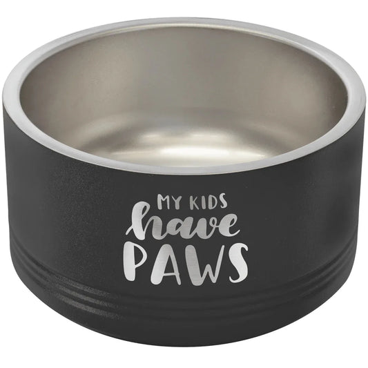 Black Polar Camel 18 oz. Small Pet Bowl
