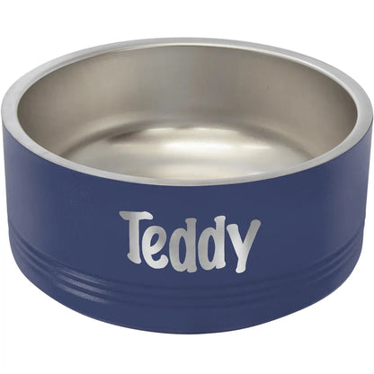 Navy Blue Polar Camel 32 oz. Medium Pet Bowl