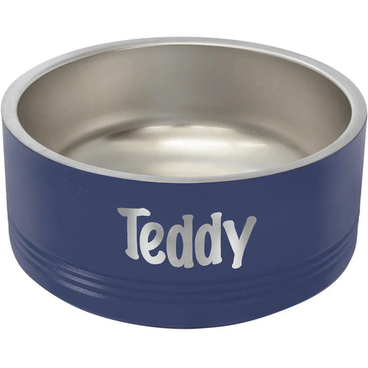 Navy Blue Polar Camel 32 oz. Medium Pet Bowl