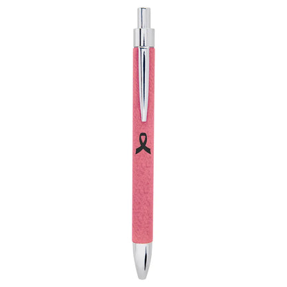 Pink Laserable Leatherette Pen