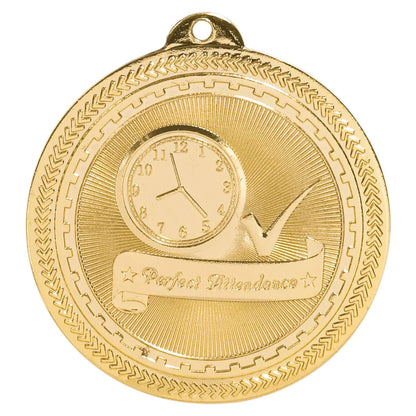 BriteLazer 2" Laserable Medal — Custom Laser Engraved | Gold, Silver & Bronze