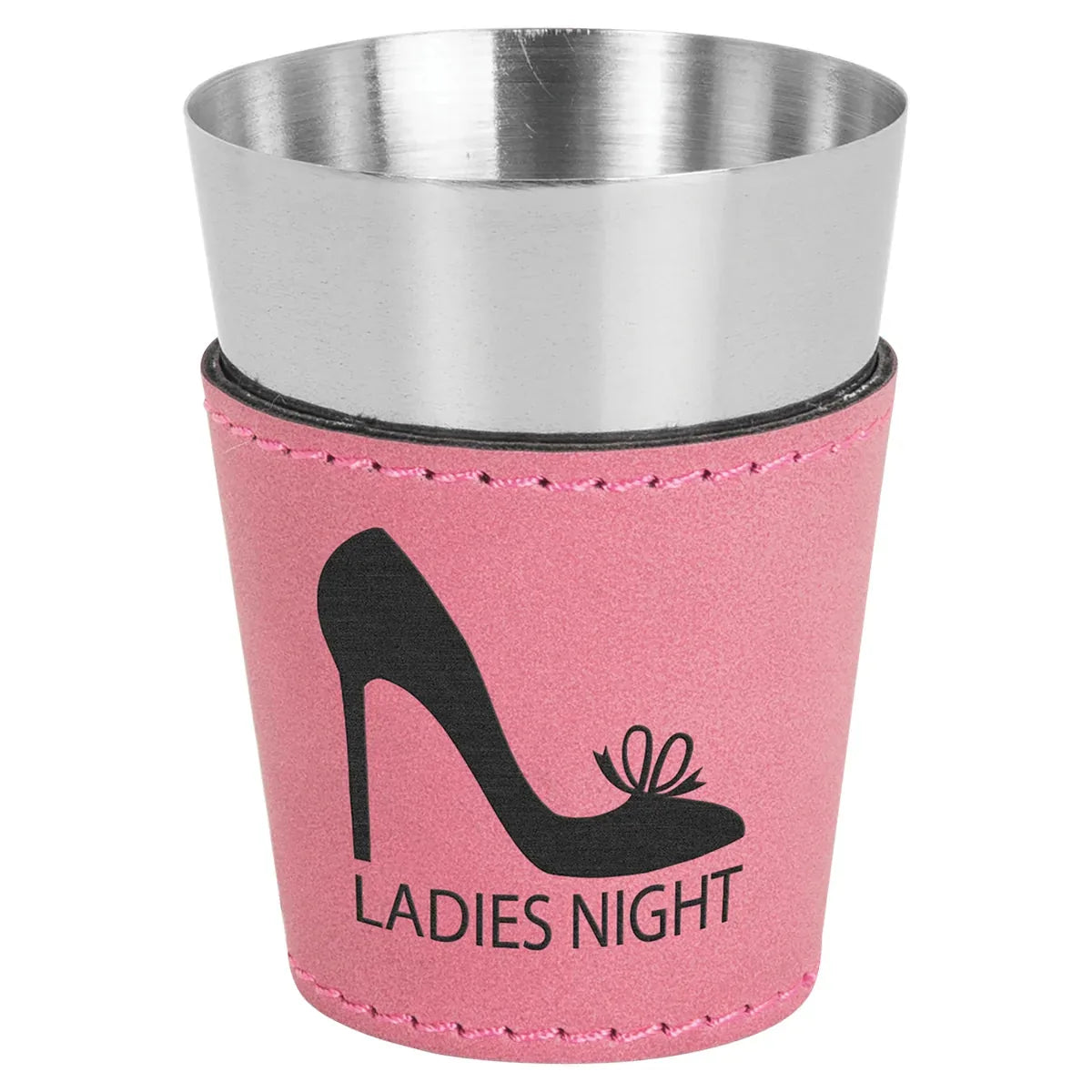 Pink Stainless Steel 2 oz. Shot Glass