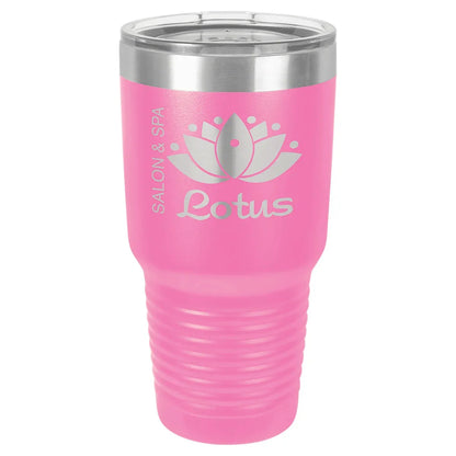 Pink Polar Camel 30 oz. Ringneck Tumbler with Logo Lid