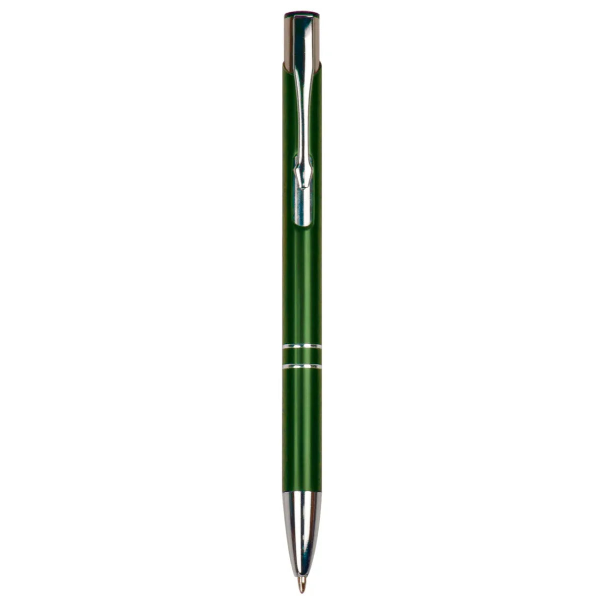 Green with Silver Trim Laserable Pen