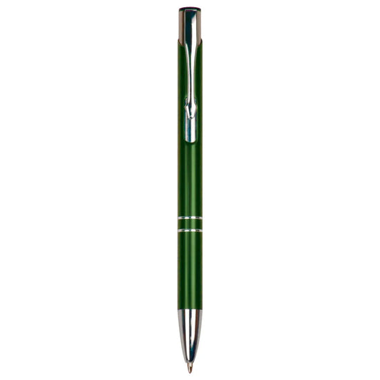 Green with Silver Trim Laserable Pen