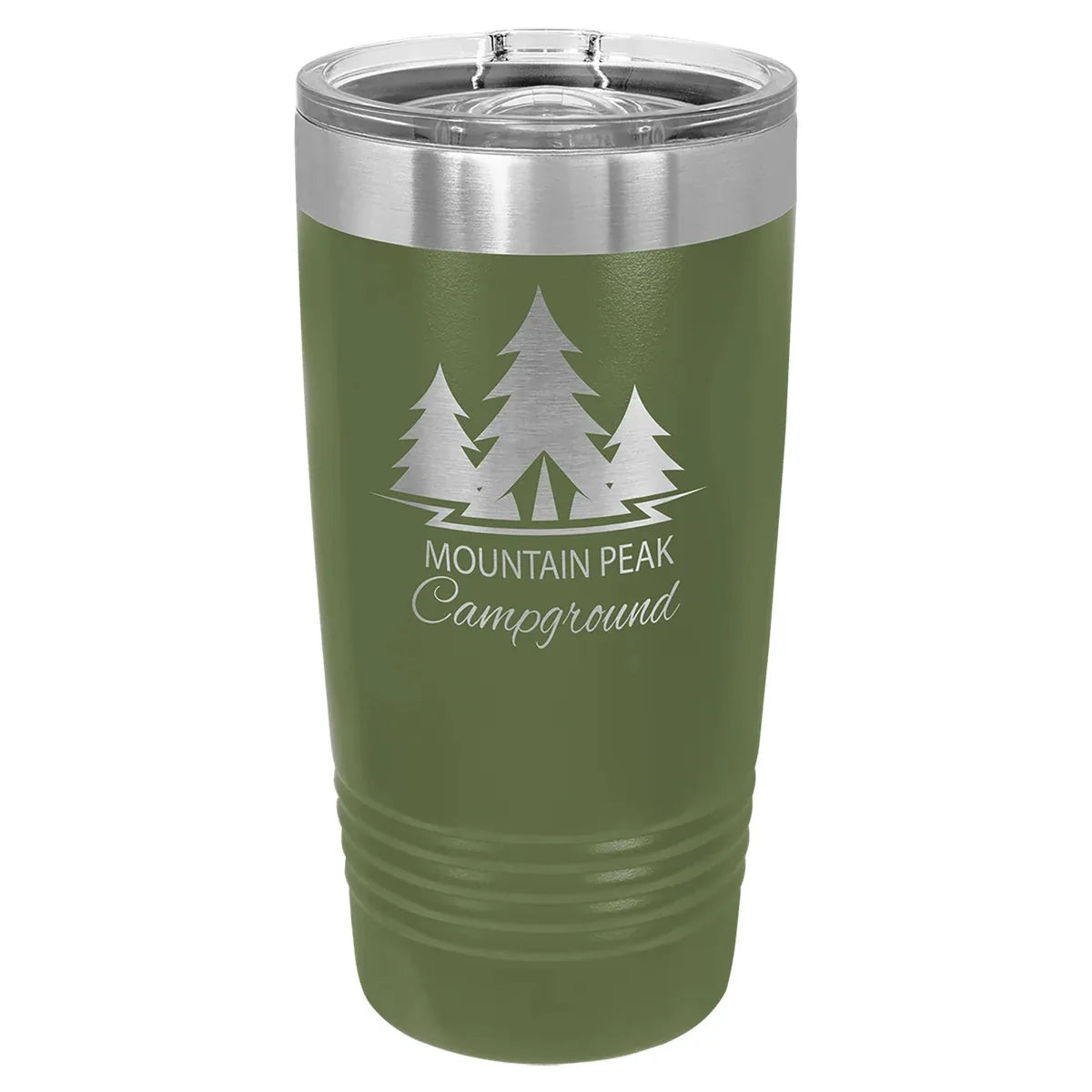 Olive Green Polar Camel 20 oz. Ringneck Tumbler with Slider Lid