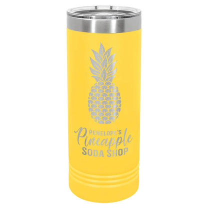 Yellow Polar Camel 22 oz. Skinny Tumbler with Slider Lid