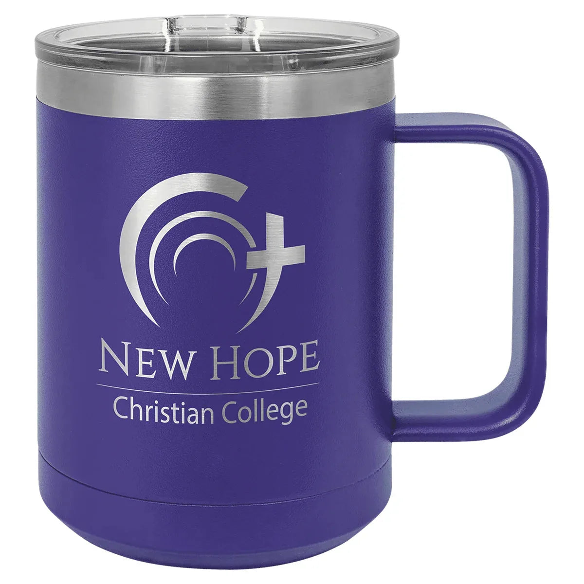 Purple Polar Camel 15 oz. Vacuum Insulated Mug with Slider Lid