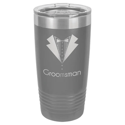 Dark Gray Polar Camel 20 oz. Ringneck Tumbler with Logo Lid