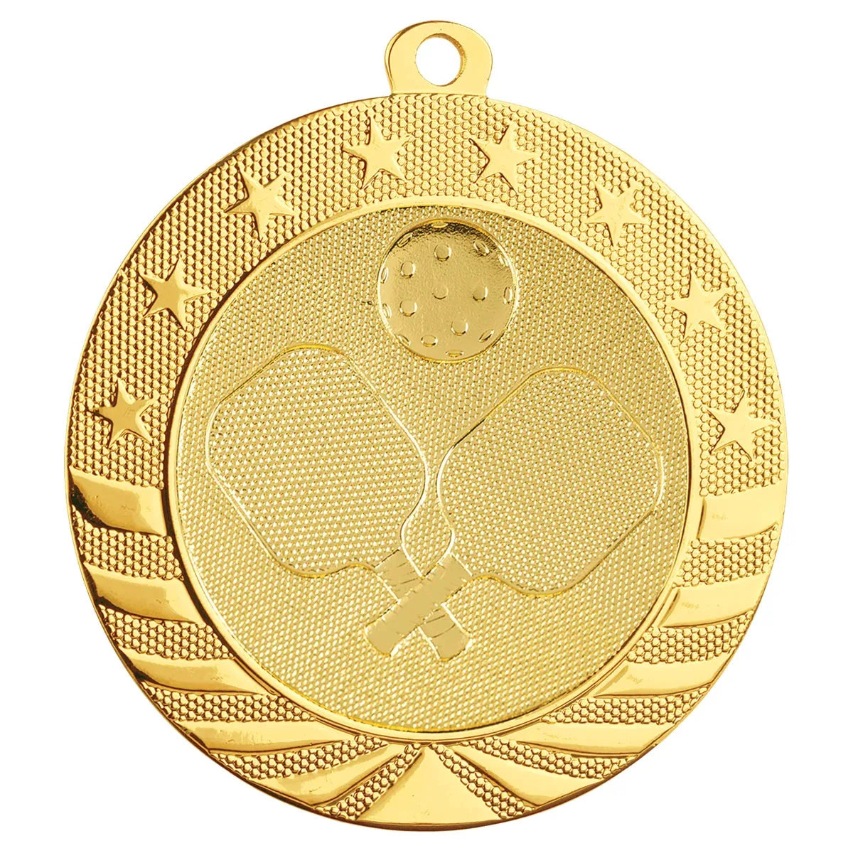 Starbrite 2 3/4" Medal — Custom Engraved & UV Printed | Gold, Silver & Bronze