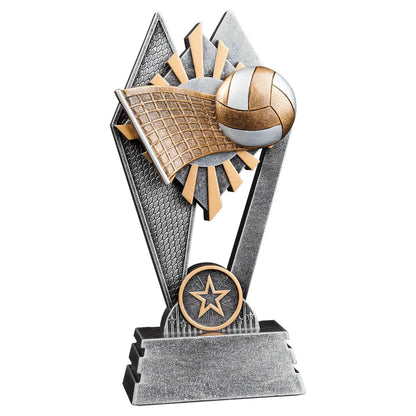 Custom Volleyball Sun Ray Award (7") — Branded | Personalized Engraving