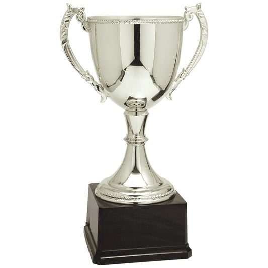 Silver 16 3/4" Completed Zinc Cup Trophy