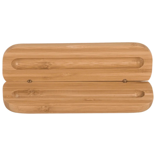 6 3/4" x 2 1/8" Bamboo Pen Case (Case only, pen not included)