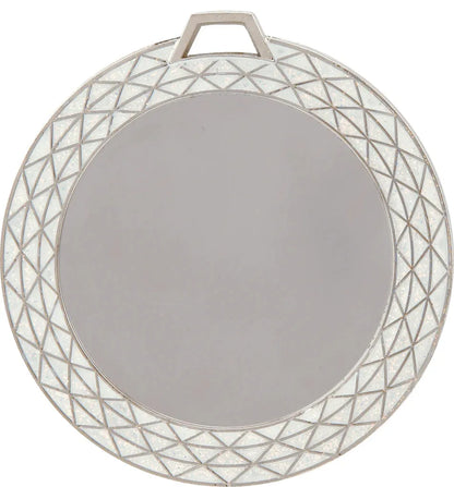 White 2 3/4" Bling 2" Insert Holder Medal